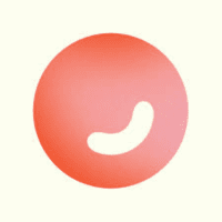 Top meditation apps Ten  Percent App Logo - red circle with white line